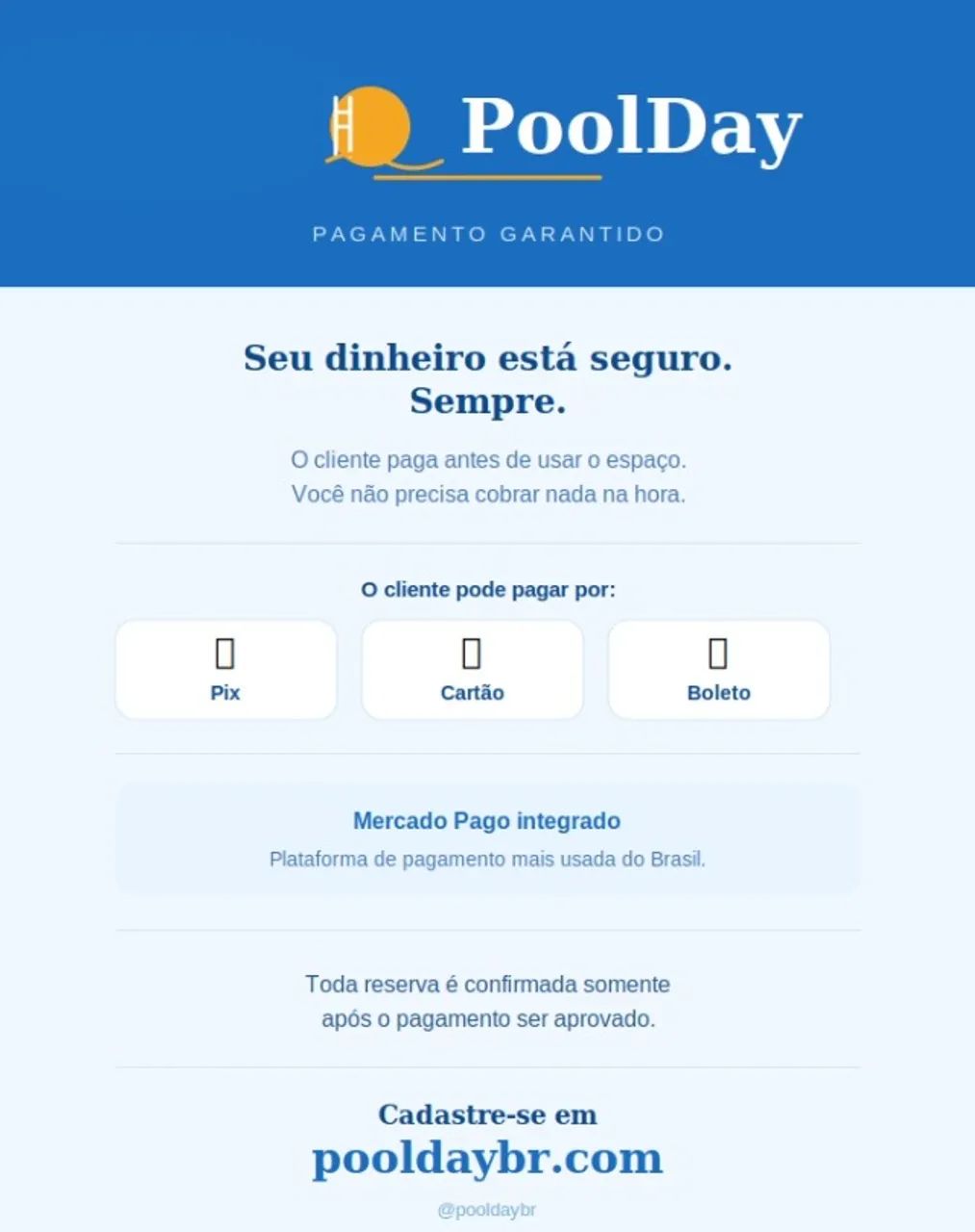 Cadastre sua piscina ou chácara e ganhe dinheiro extra ? PoolDay - Foto 2