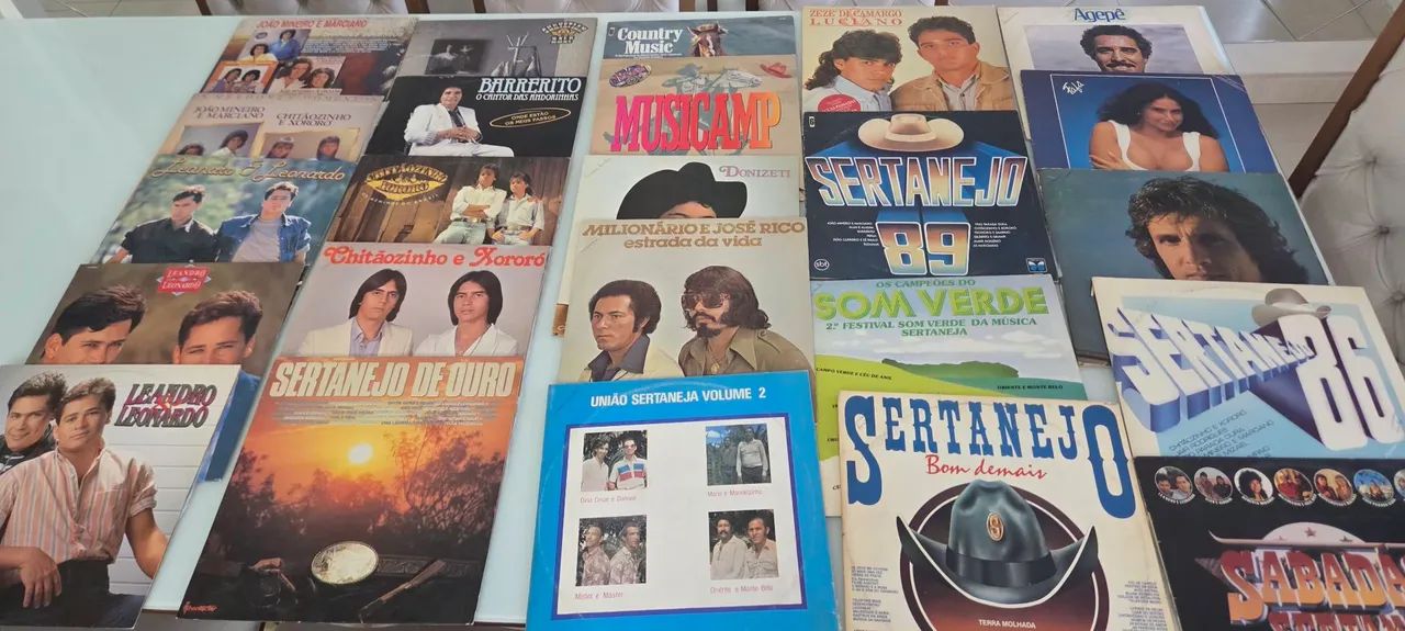 24 Discos SERTANEJO (valor lote)
