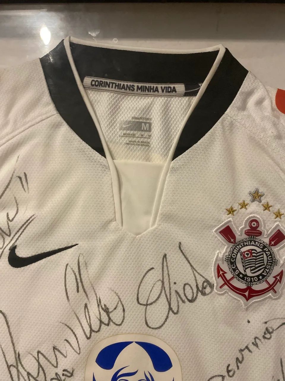 Quadro Camisa Autografada Corinthians  - Foto 4