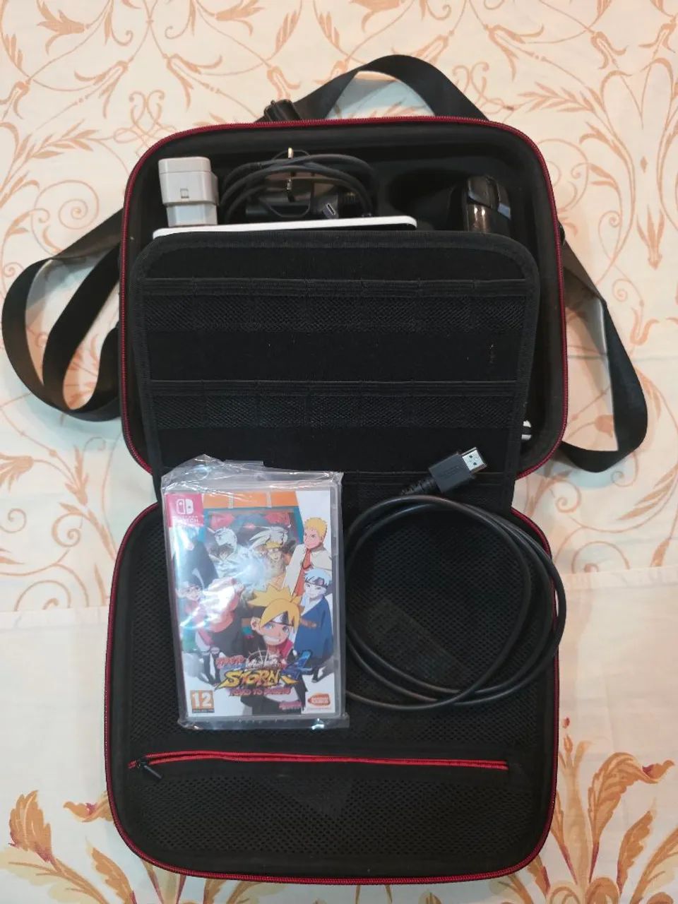 Nintendo Switch OLED + SD 256GB + Pro Controller + Jogo Naruto + Case - Foto 2