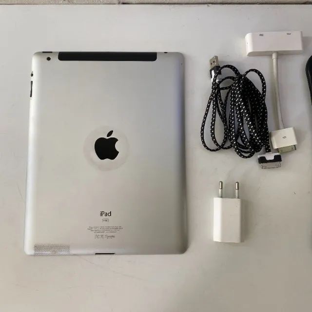 Rf187 Ipad usado Modelo A1396 com 16gb funcionando brinde duas capas, cabo, carregador - Foto 2