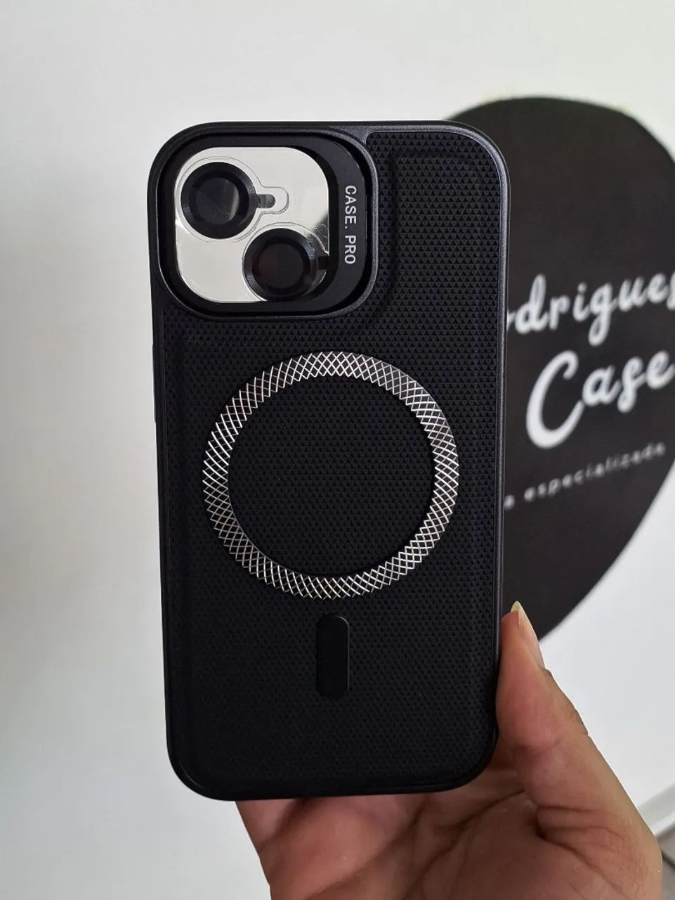 CAPA PREMIUM P/ IPHONE C SUPORTE