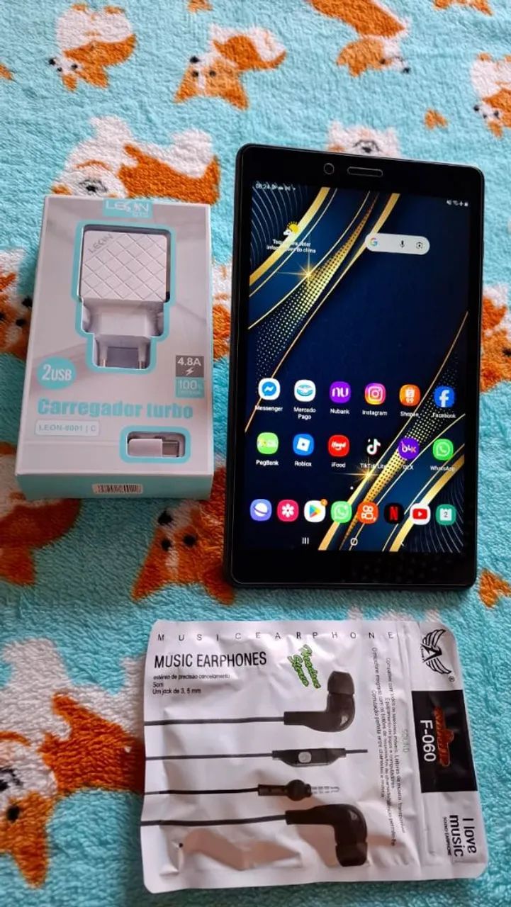 Aceito cartao por aproximacao VEND0 Tablet Tab A Samsung 4G 32Gbs