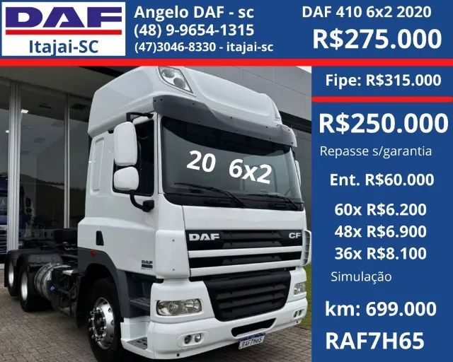 DAF 410 6x2 2020 