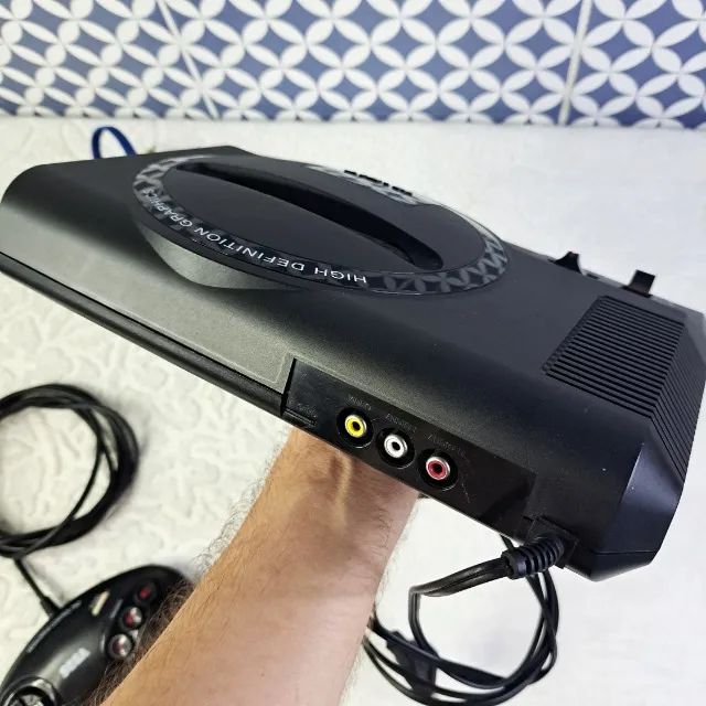 Console Mega Drive Versão 2017 Funcionando tudo 100%. Com atualização Neto. Cheio de jogos - Foto 3
