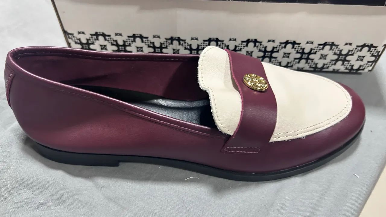 Sapato de couro legítimo 
