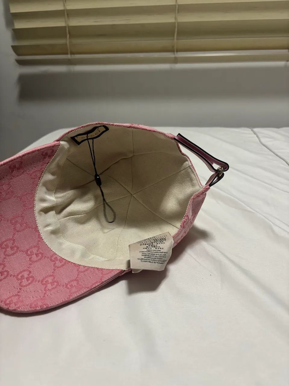 Boné Gucci Rosa - Foto 2