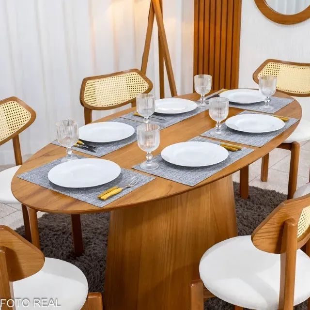 sala mesa de jantar com 6 cadeiras  - Foto 2