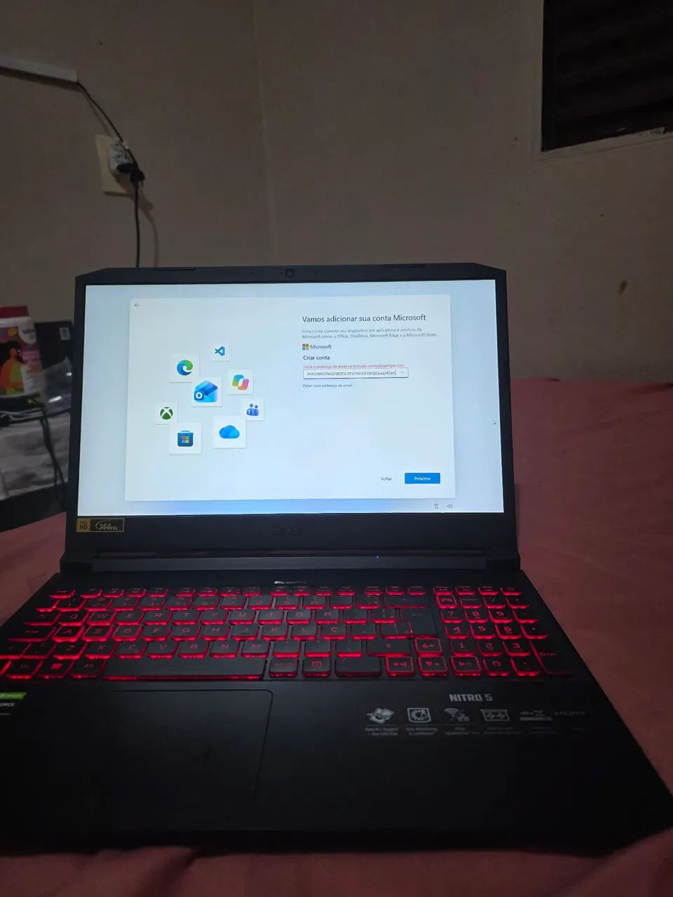 Notebook Acer Nitro 5 com GTX 1650, 8 GB RAM e SSD de 1 TB i5 - Foto 4