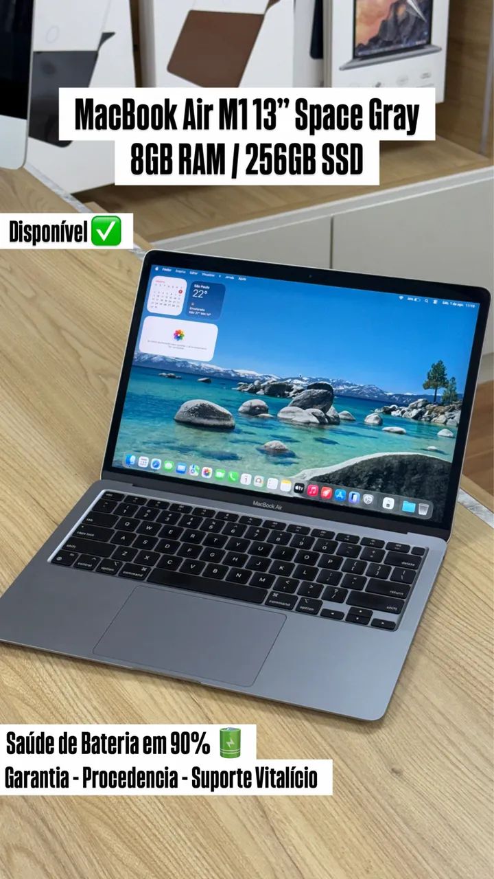 MacBook Air M1 8GB 256GB Space Gray - Foto 3