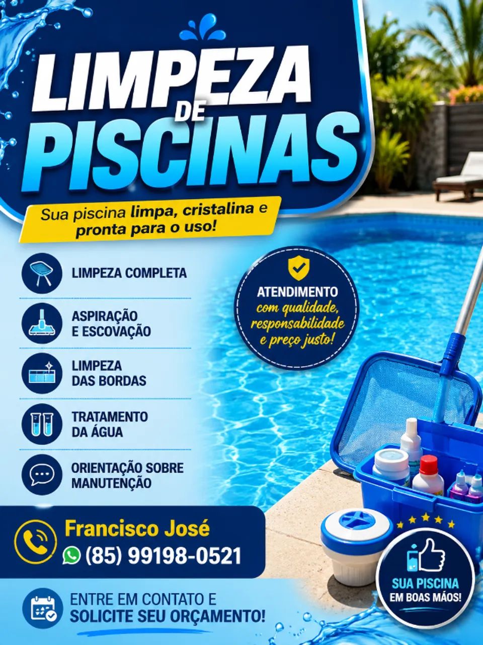Limpa piscina 