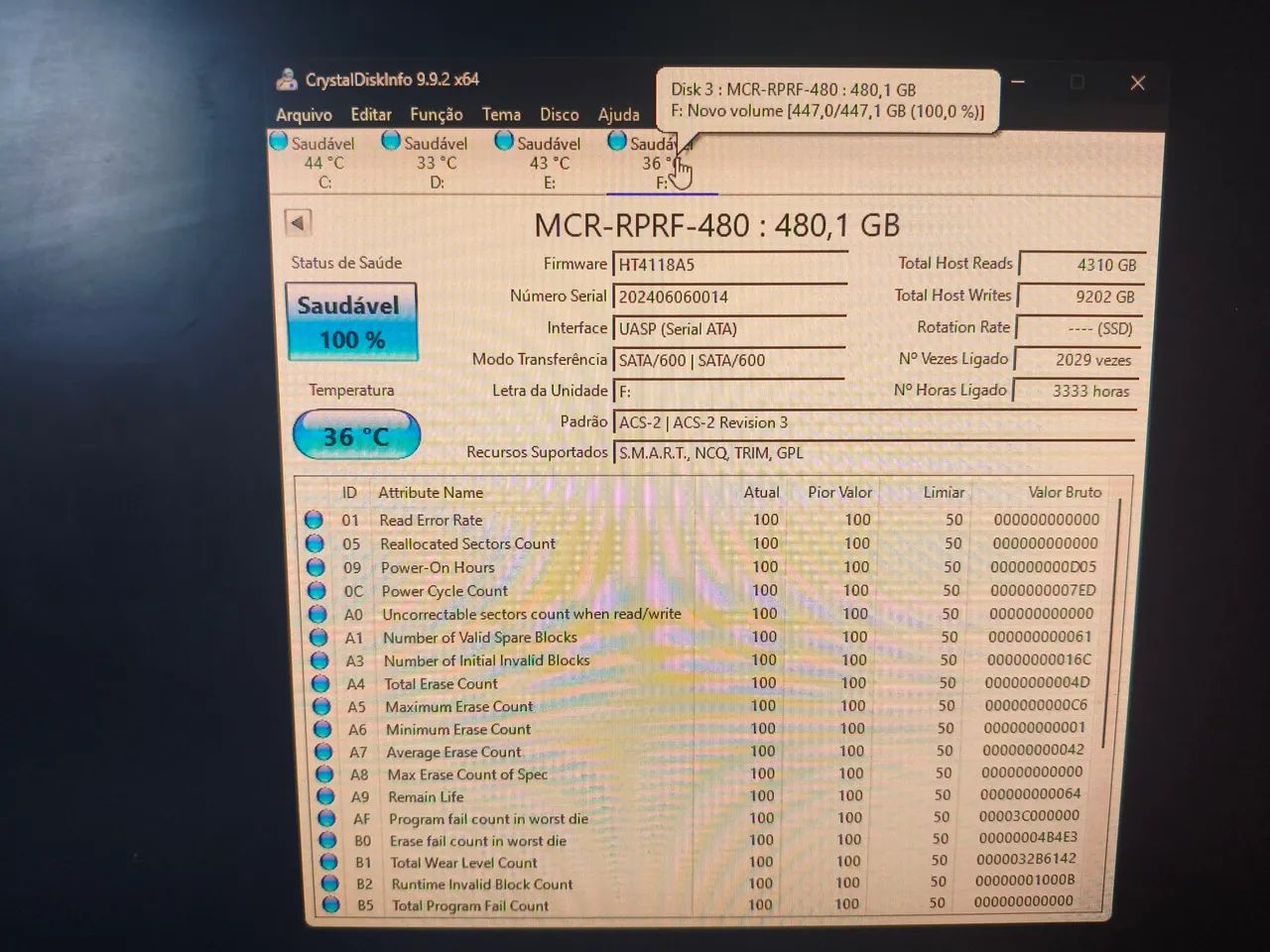 SSD mancer 480gb - Foto 2