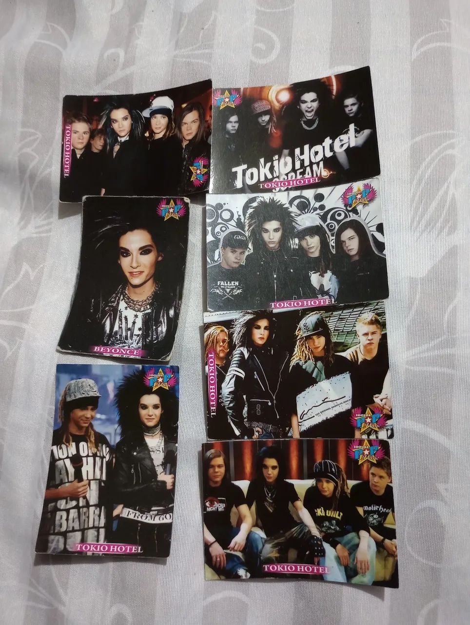 7 cards tokio hotel raros - ídolos pop music - CDs, DVDs etc