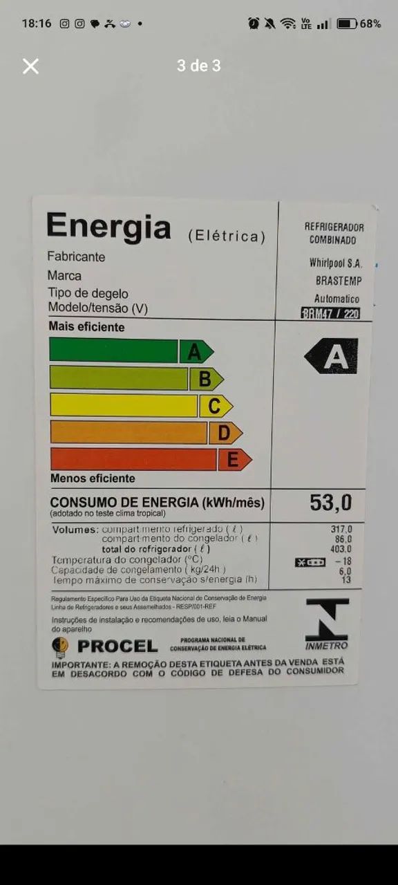 Geladeira/refrigerador  - Foto 3