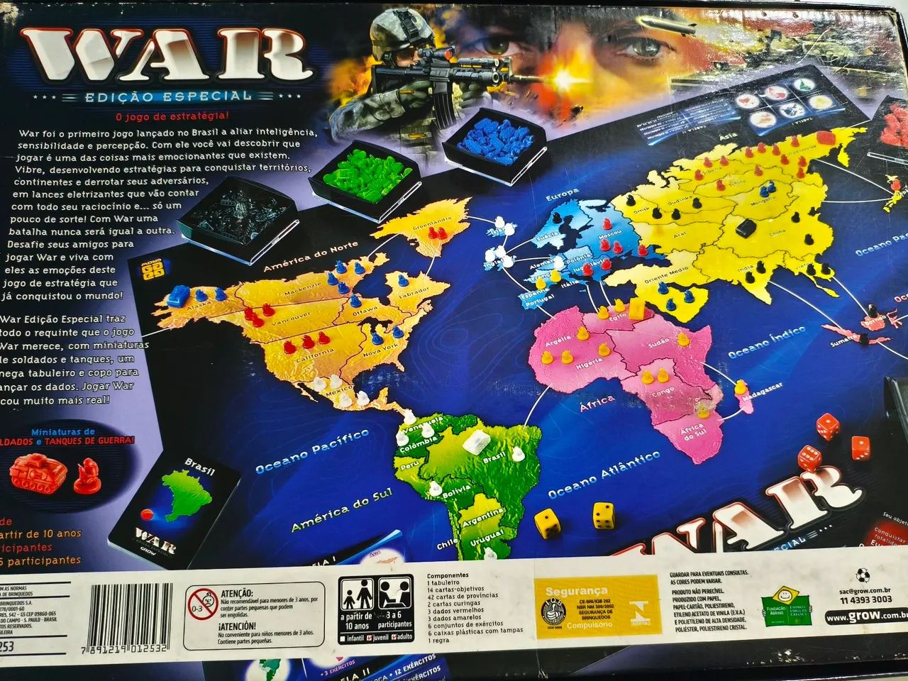 Jogo WAR - Edição Especial (Grow) - Foto 3