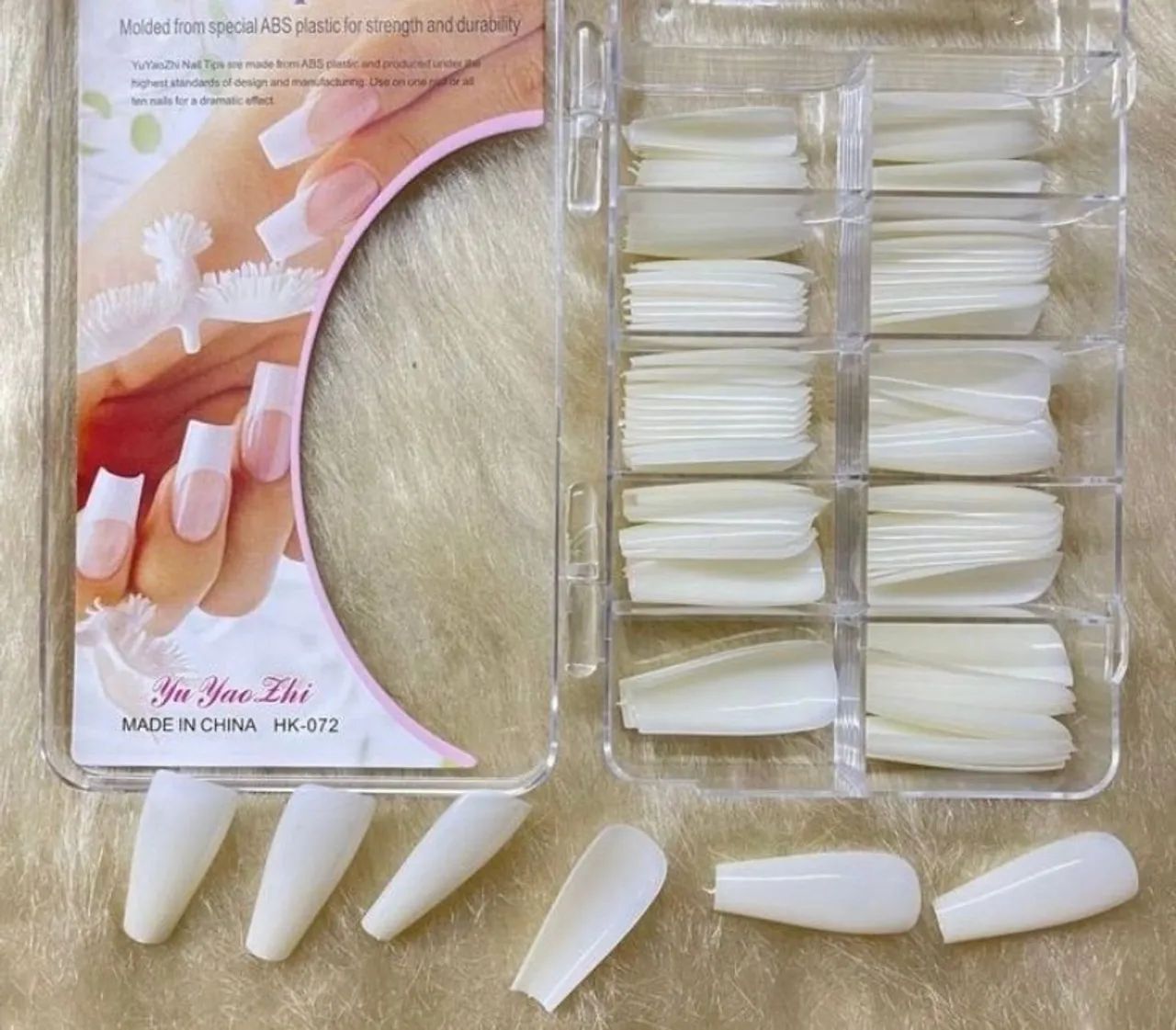 unhas postiças kit completo diversos tamanhos e cores - Foto 3