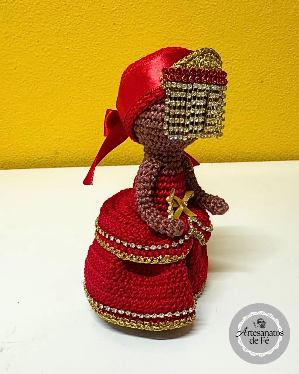 Amigurumi Crochê Iansã - Orixás Umbanda - Foto 2