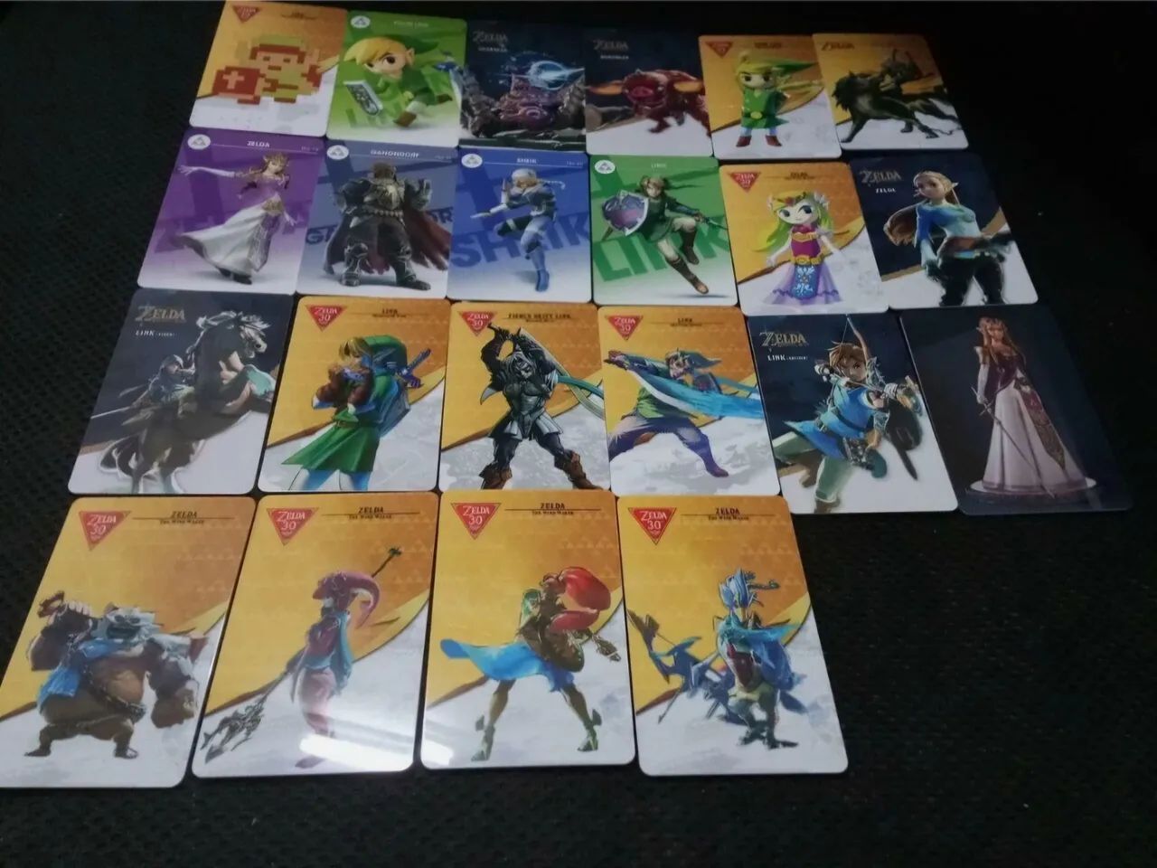 22PCS+2 PVC NFC Amiibo Cards The Legend of Zelda Breath of the