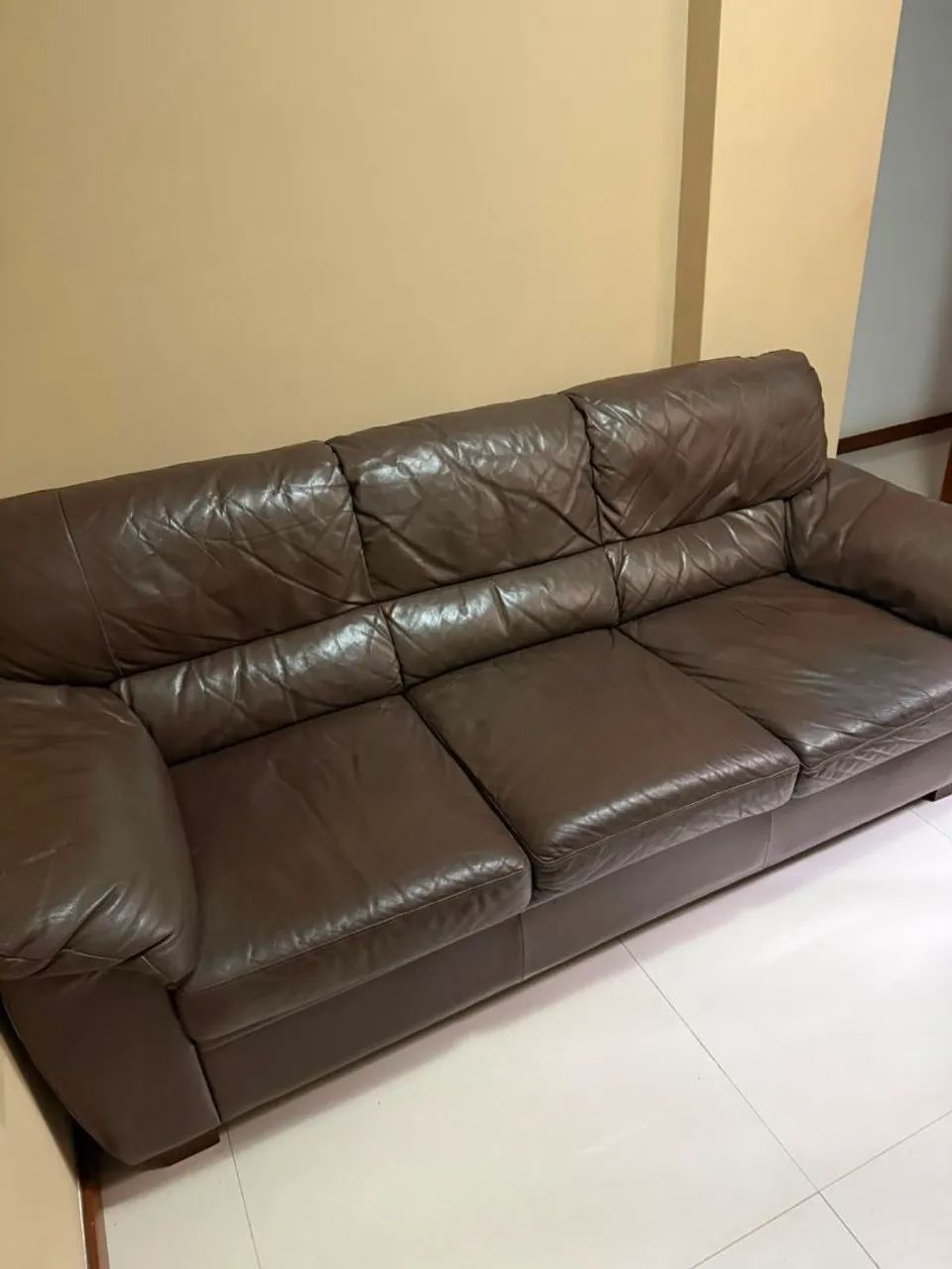 Sofá em couro legítimo - Foto 4