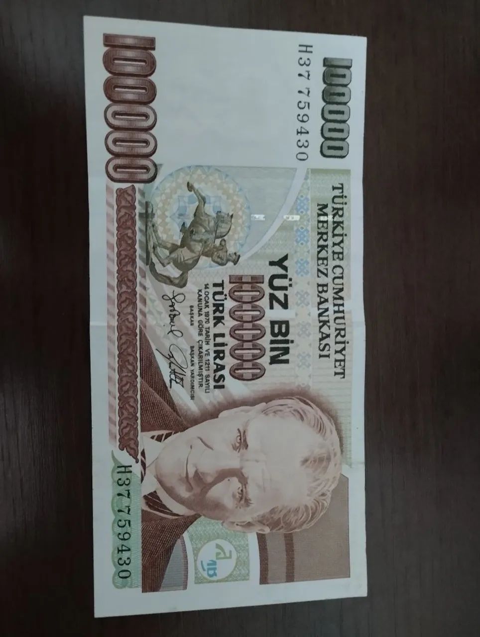 Cédula Antiga Turca  - Foto 5