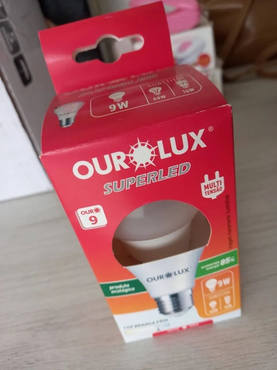 Lâmpada Led Ourolux 9W 