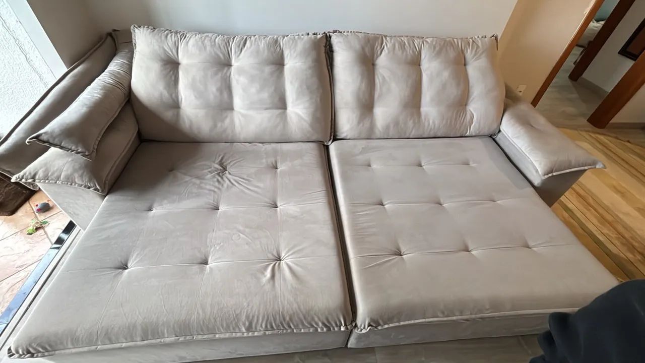Sofá retrátil e reclinável 2,90m - Foto 5