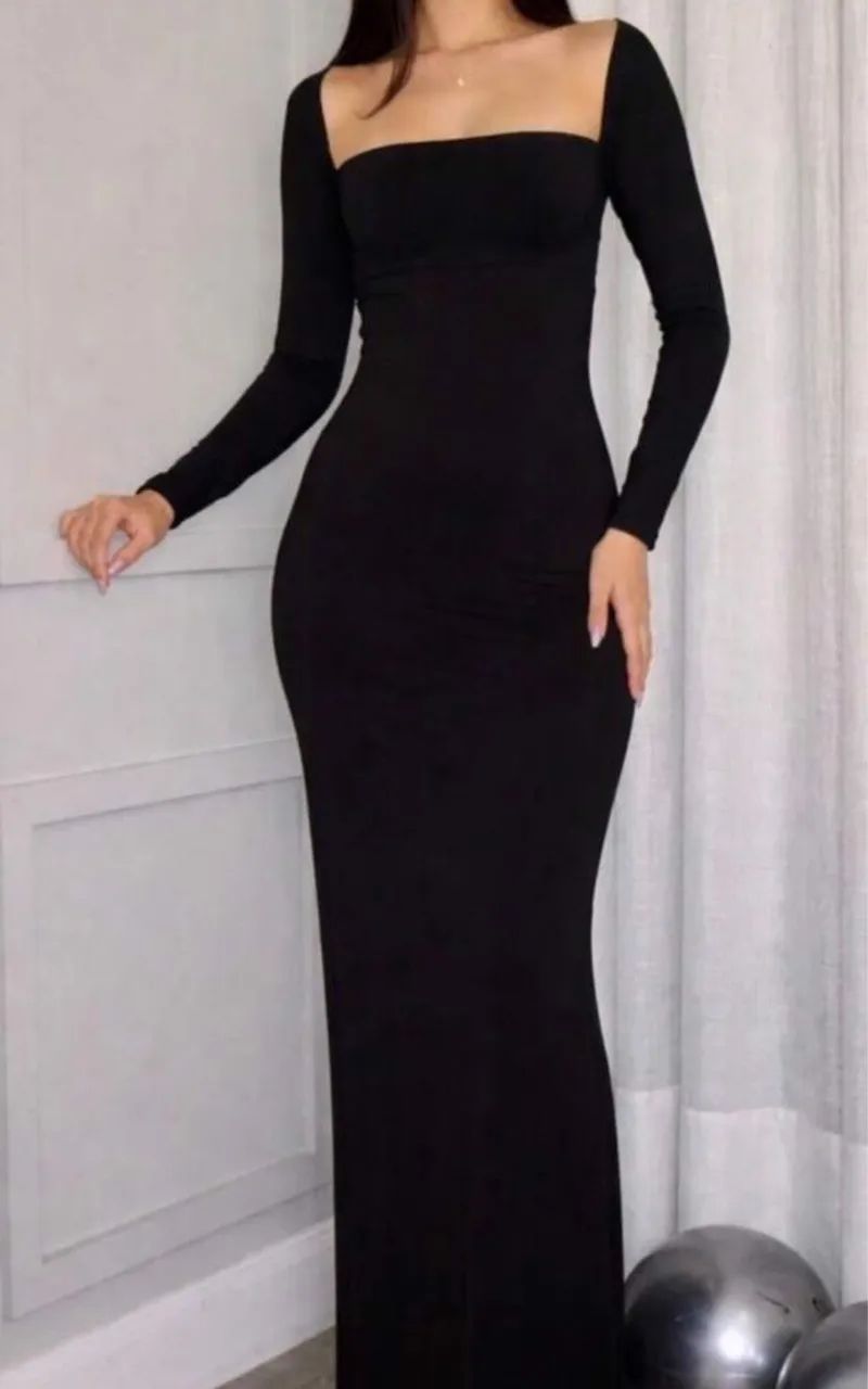 Vestido preto longo novo - Foto 2