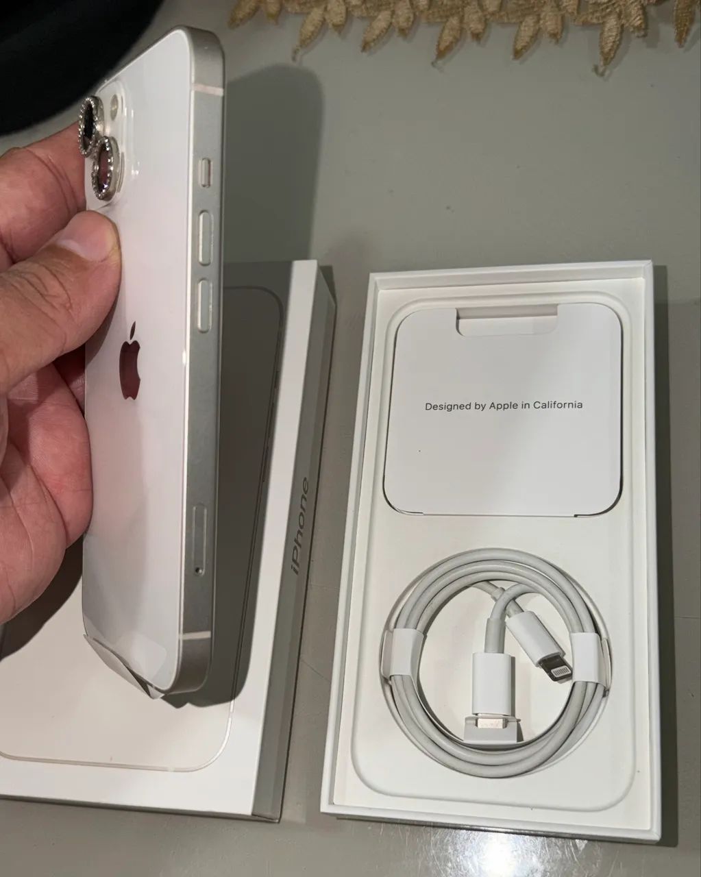 iPhone 13 256GB Branco | Bateria Substituída | NF + Caixa +