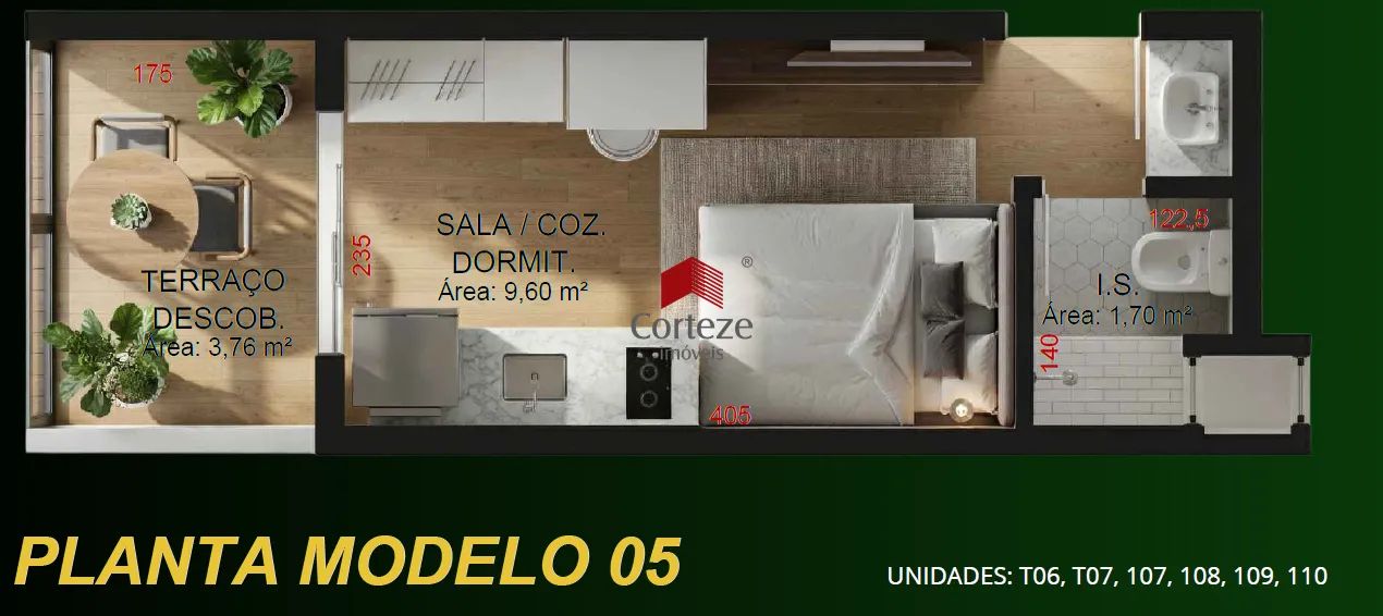 Studio nas Mercês - Foto 3