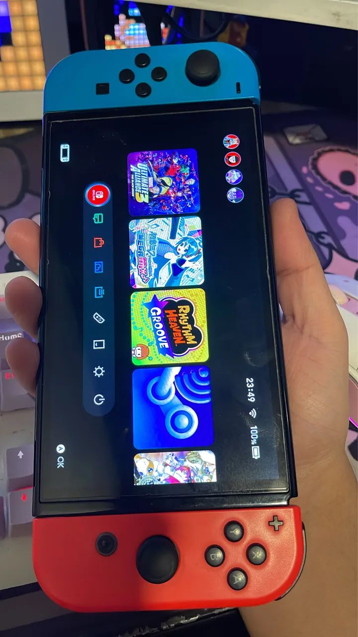 Nintendo Switch OLED 200gb - Foto 2