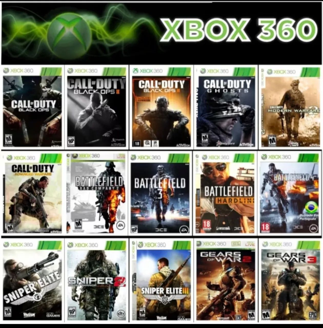 Jogos de Xbox 360 