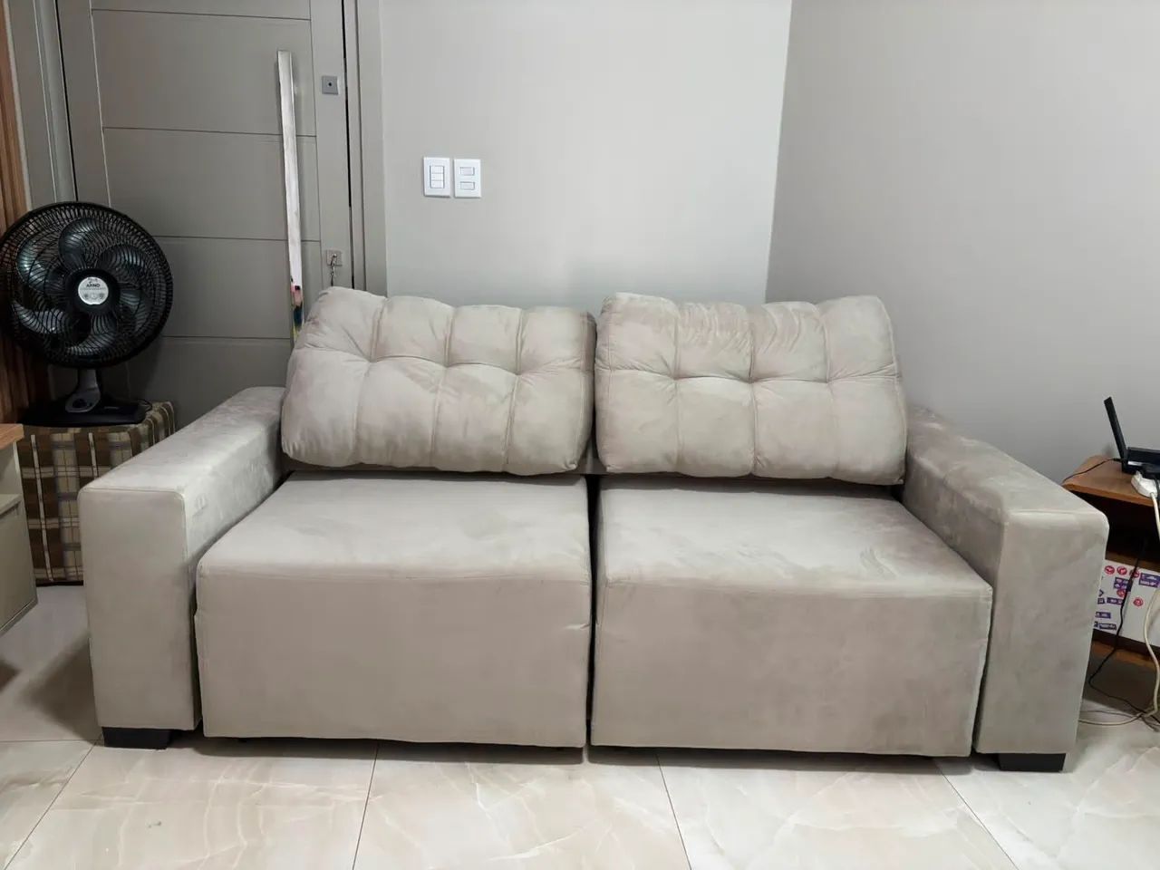 Sofá extensível de 3 lugares 