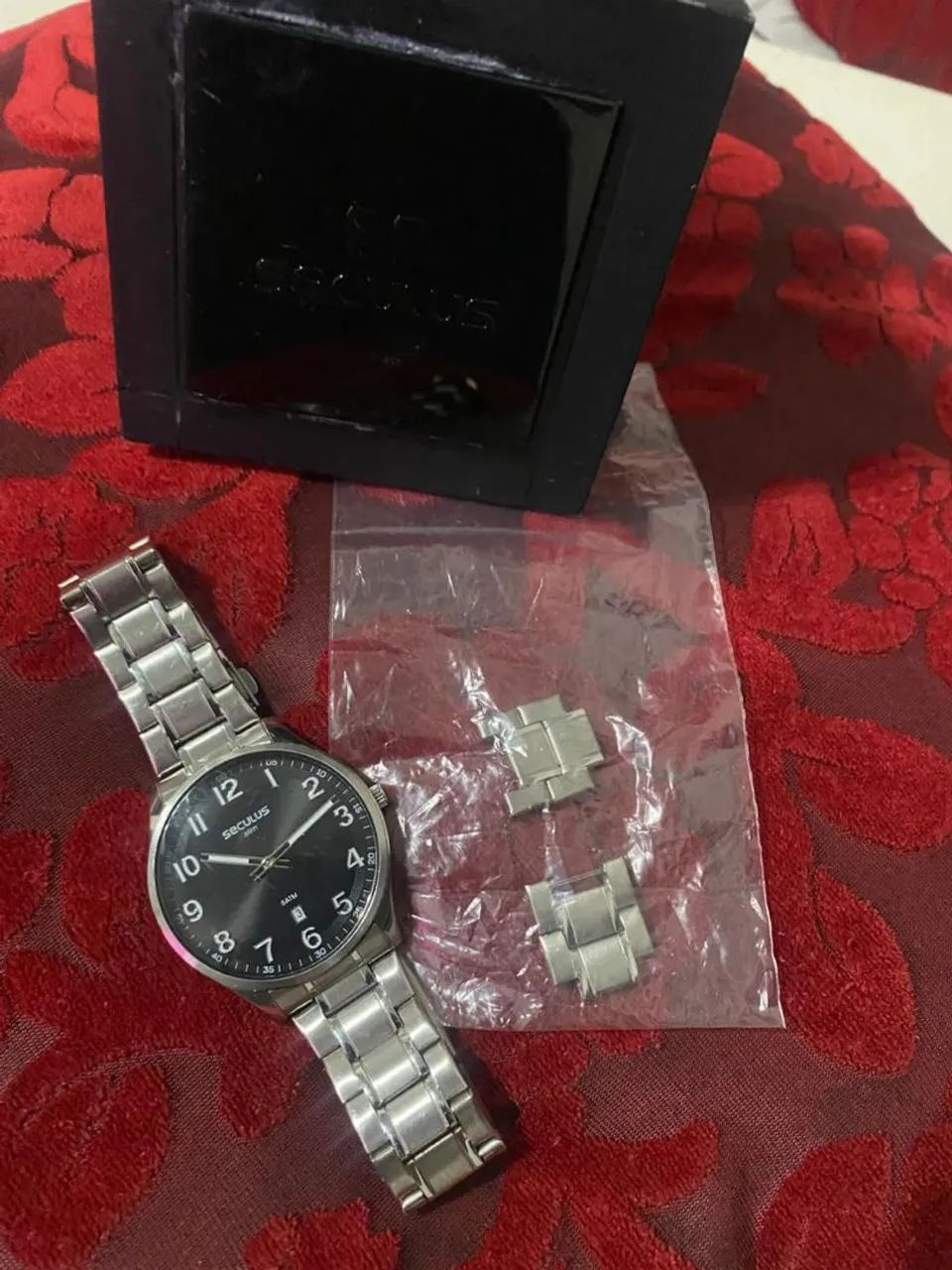Relógio Seculus Slim Prata   - Foto 2