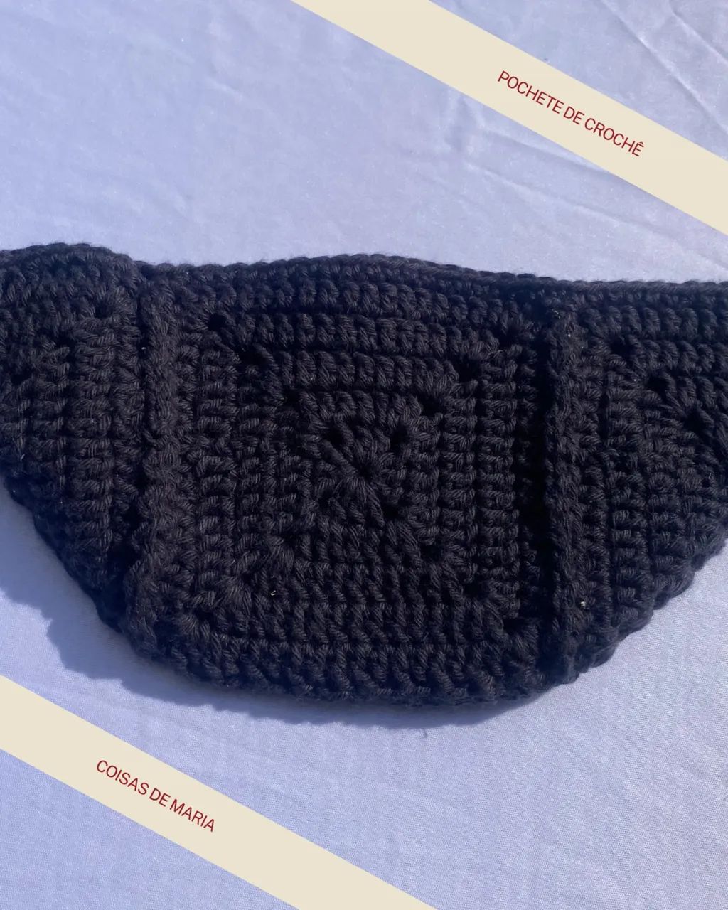 Pochete de crochê  - Foto 3