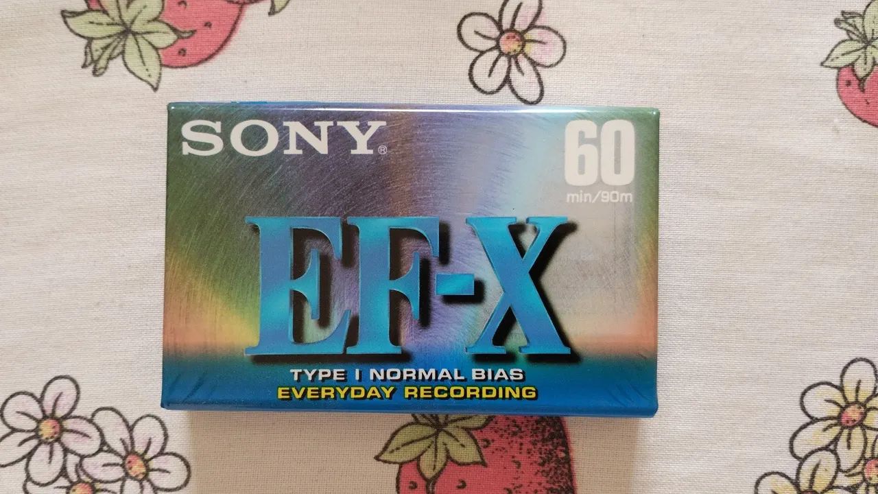 Fita Cassete Sony Ef-x 60