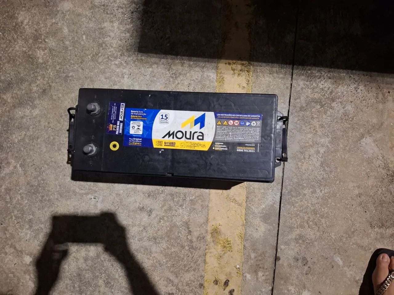 ? Bateria Moura M150BD pra vender logo  - Foto 2