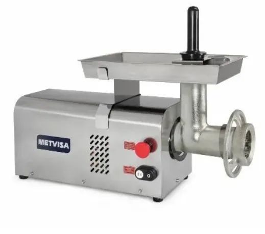 Moedor de Carne Pesado Inox 1Cv Boca 22 Metvisa