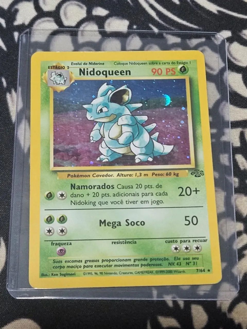 nidoqueen holographic pokemon card value Pokémon Holográfica 7/64 Jungle Wizards 1999 PT-BR Original Rara - Hobbies e coleções - Icaraí, Niterói 1519381283 this card is the perfect way to showcase your collection. SV2a] Nidoqueen 031/165〈U〉Master Ball Reverse