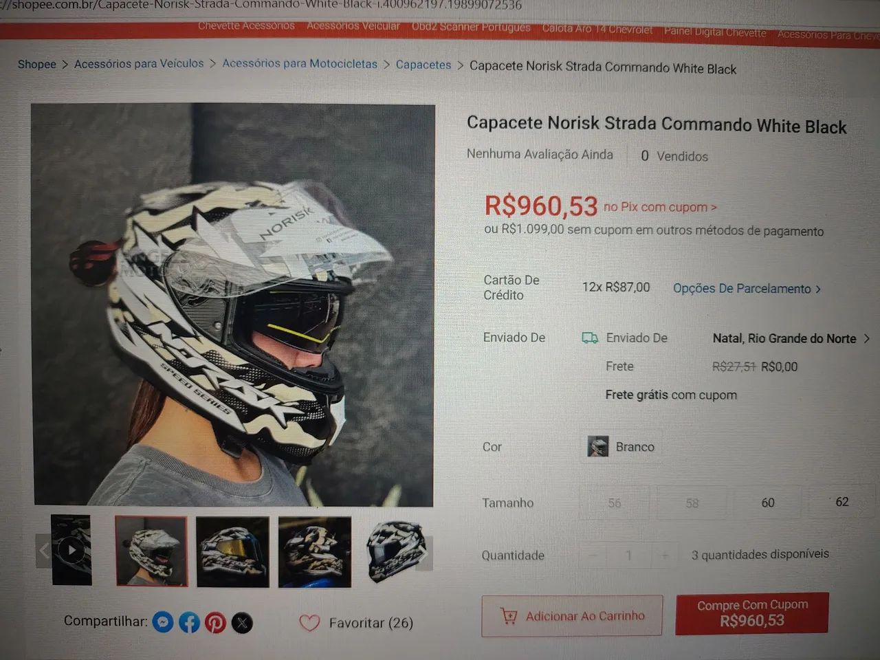 Vende-se capacetes Norisk - Foto 3