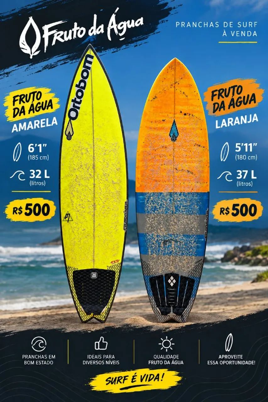 PRANCHAS DE SURFE USADAS - Foto 3