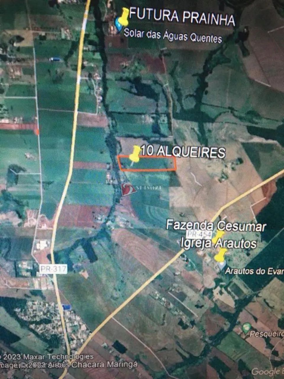 Chácara à venda em Maringá, Jardim Alvorada, com 217800 m²