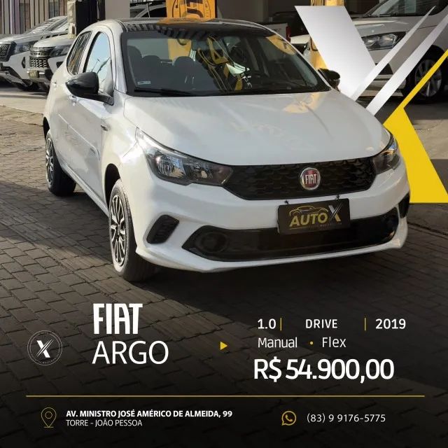 Fiat Argo 1.0 6V FLEX 2019