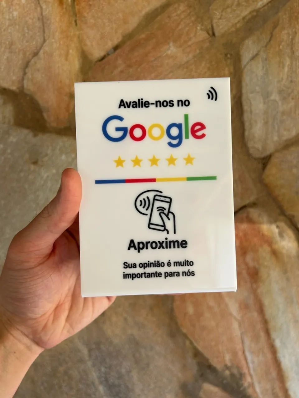 Placa NFC de mesa