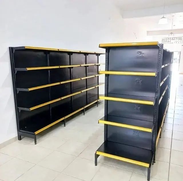 Gôndola preta para mercearia - Foto 3
