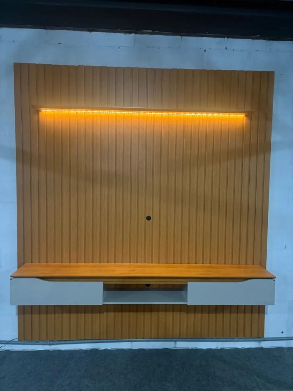 Painel Ripado com LEd 2,23cm
