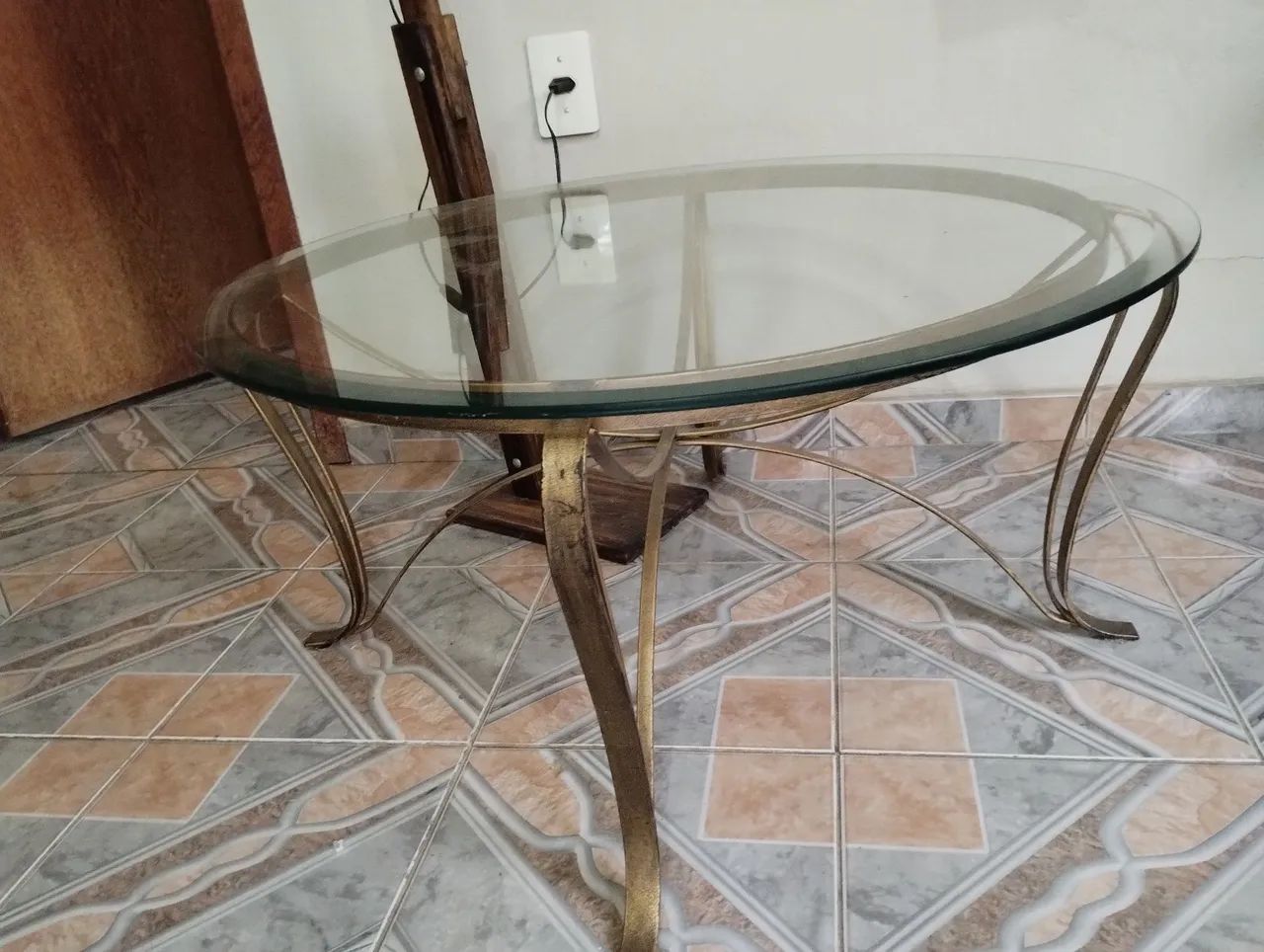 Mesinha de centro, tampo de vidro - Foto 2