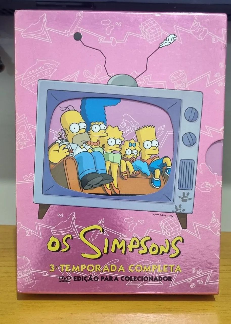 DVD SIMPSONS ORIGINAL 3°TEMPORADA - CDs, DVDs etc - Balneário