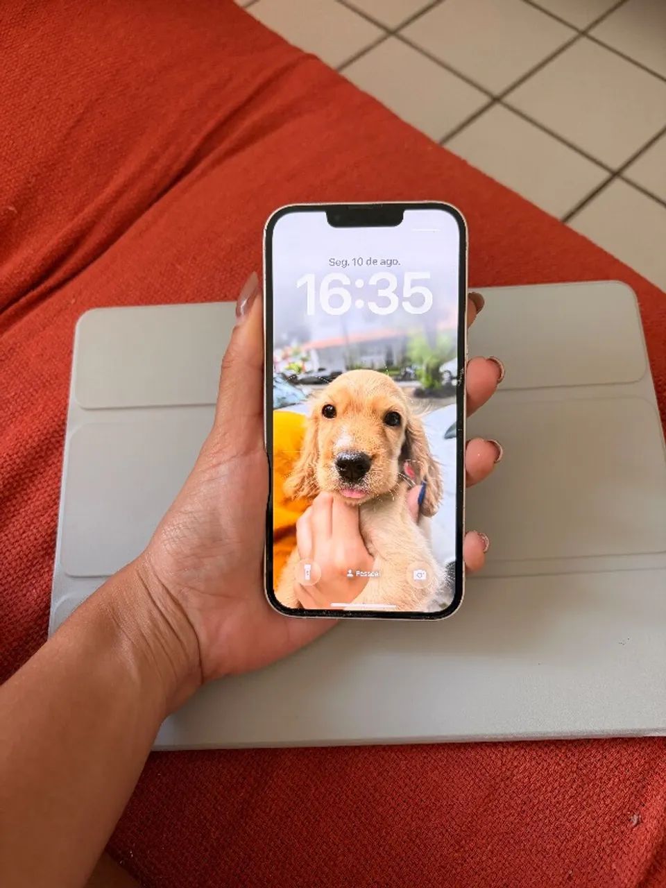 Vendo iPhone 13 - Rosa bebê, 128 GB