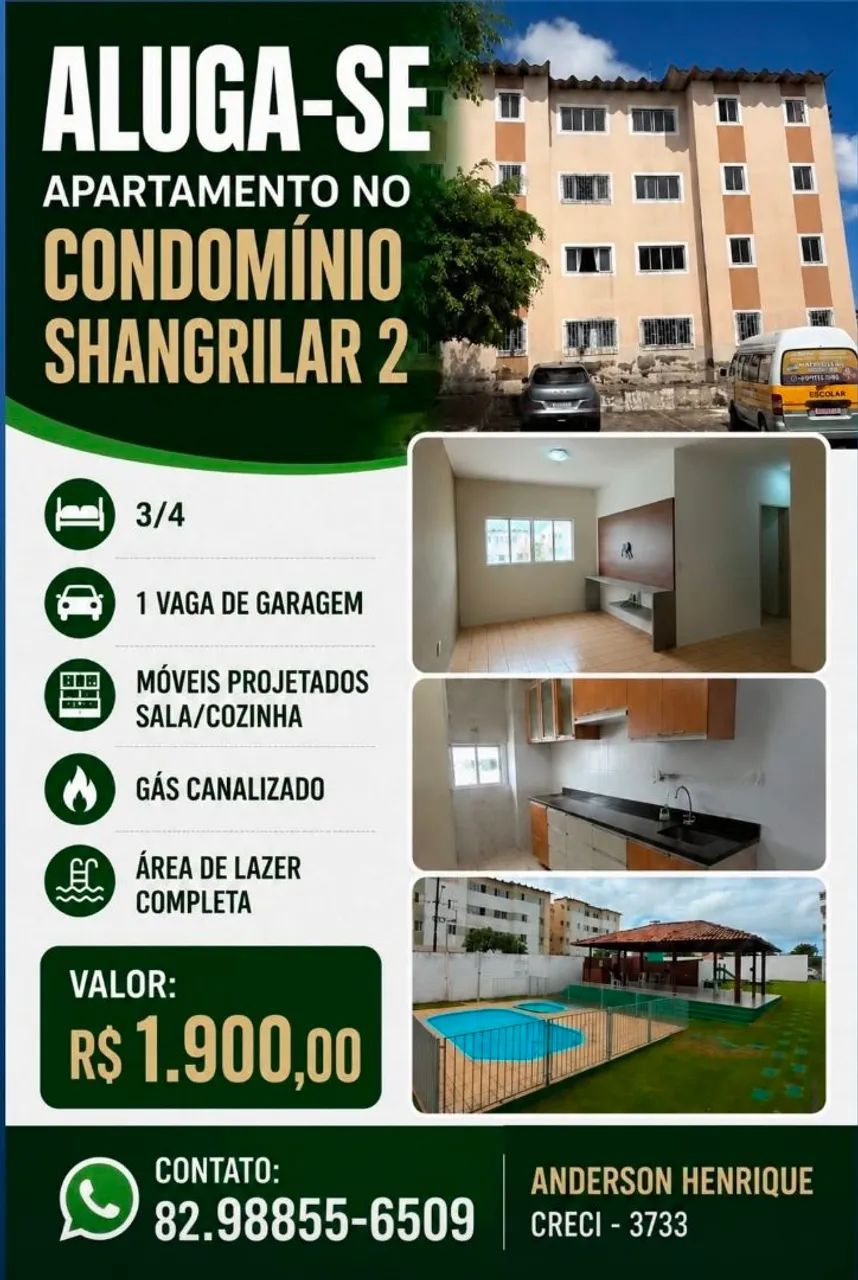 Alugo apartamento 