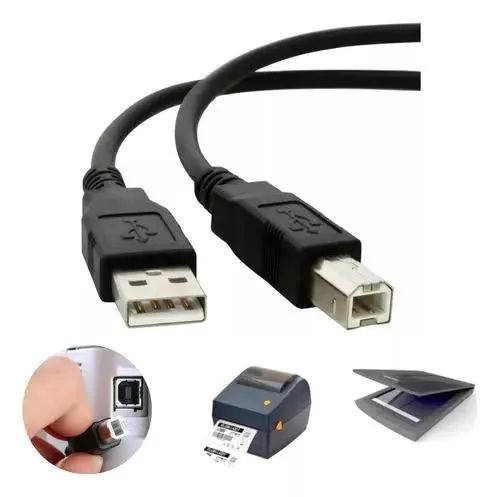Cabo Usb para Impressora (usb-b) *ENTREGA GRÁTIS* - Foto 3